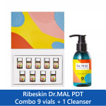 Ribeskin Dr.MAL PDT Combo 9 Vials + 1 Cleanser